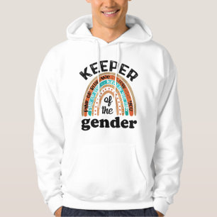 Vaktaren Av Könsregnbågen Köns Avslöjande Baby Trö Hoodie