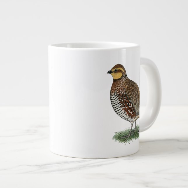 Vaktelhöna Jumbo Mugg (Framsida höger)