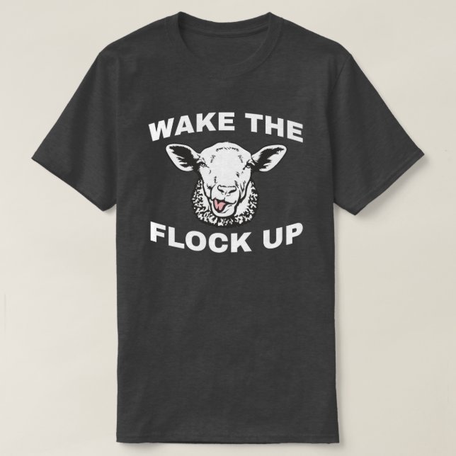 VAKTIVERA FLOCK UP T-Shirt (Design framsida)