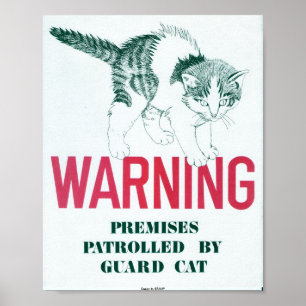 Vaktkatt Poster