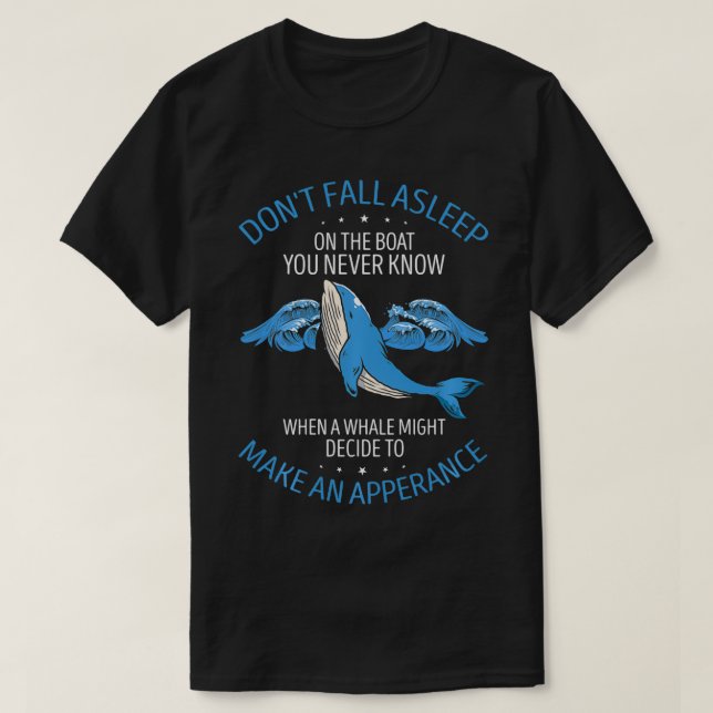 Vaktkvoter för valar och valval 9 t shirt (Design framsida)