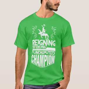 Väktning som försvarar obestridda mästare t shirt