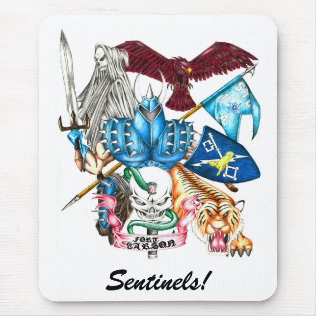 Vaktpost Mousepad Musmatta (Framsidan)