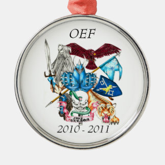 Vaktpostrundaprydnad OEF, 2010 - 2011 Julgransprydnad Metall