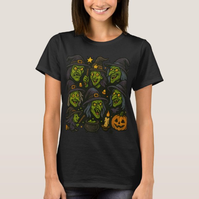 Vaktsam tanke: en Halloween-backel T Shirt (Framsida)
