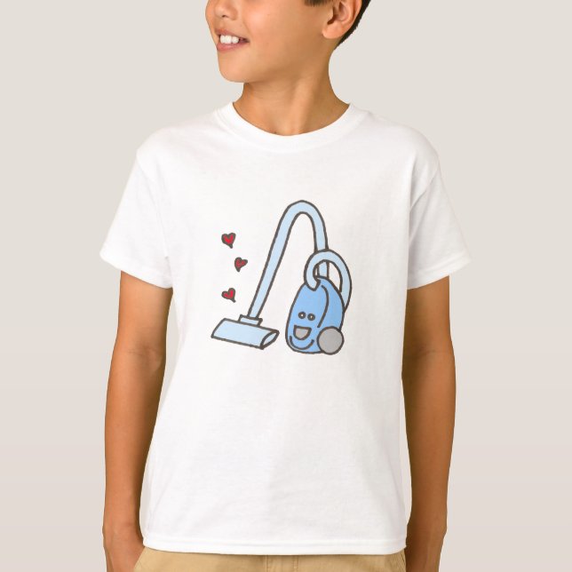 Vakuumrenare med hearter tee shirt (Framsida)