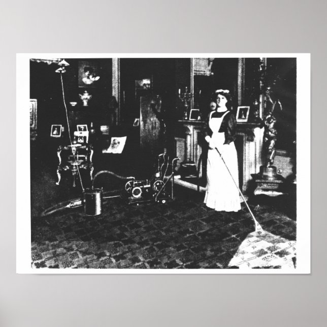 Vakuumrenare på arbetsplatsen poster (Framsidan)