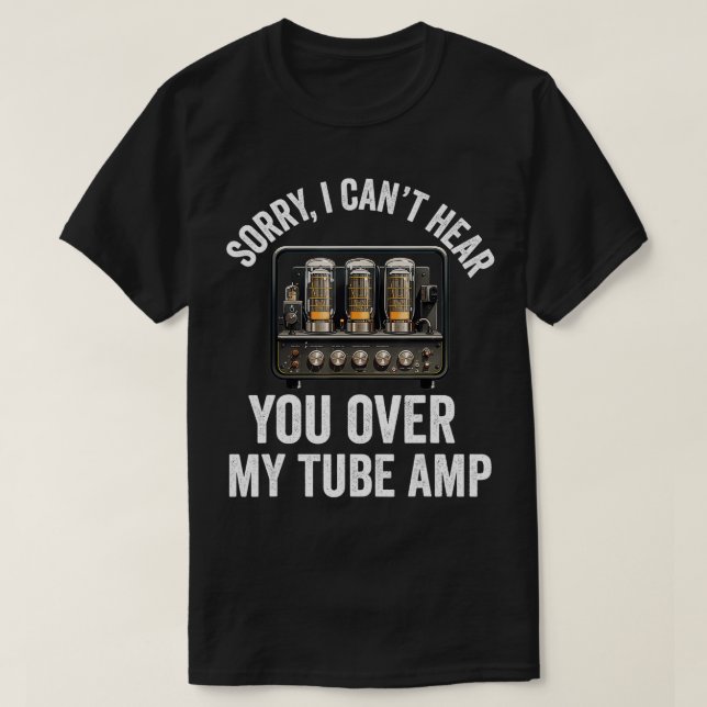 Vakuumrör Amp Amplifier Analog Audio Electron Va T Shirt (Design framsida)