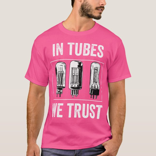 Vakuumröret Amp Amplifier Analog Audio Electron Va T Shirt (Framsida)