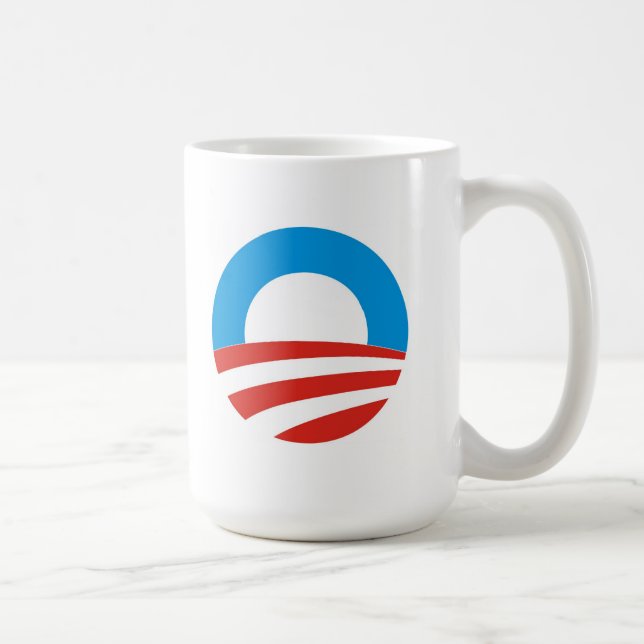 val 2012 för logotyp för Barack Obama presidentUSA Kaffemugg (Höger)