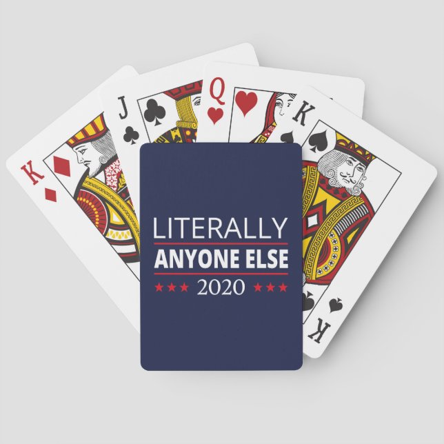 Val 2020, anti-trump - Alla andra - III Casinokort (Baksidan)