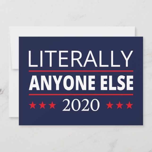 Val 2020, anti-trump - Alla andra - III Inbjudningar (Framsida)