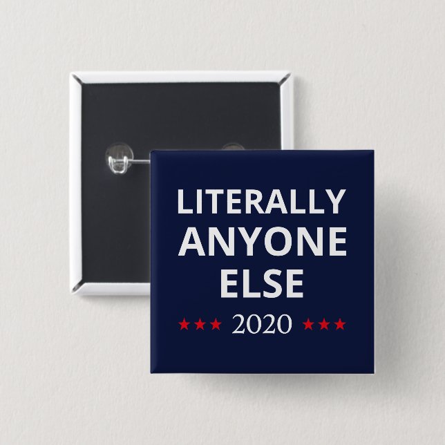 Val 2020, anti-trump - Alla andra Knapp (Framsida & baksida)