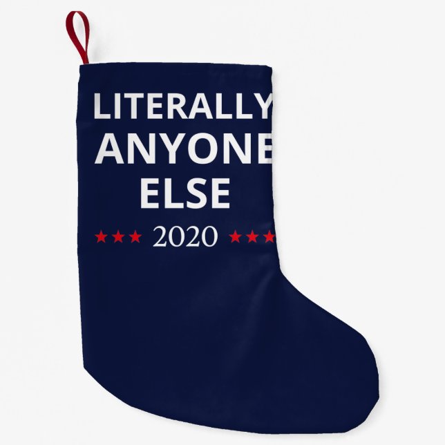 Val 2020, anti-trump - Alla andra Liten Julstrumpa (Framsidan)