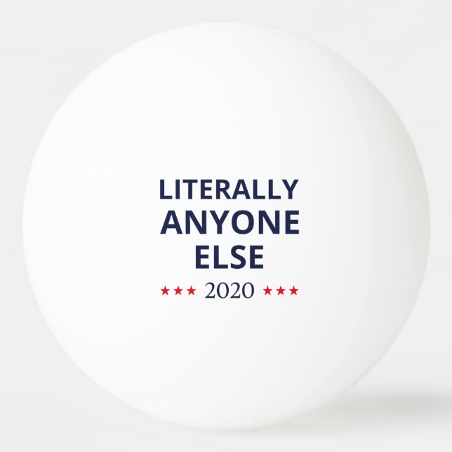 Val 2020, anti-trump - Alla andra Pingisboll (Framsidan)