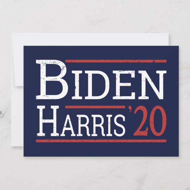 Val 2020 - Biden Harris I Inbjudningar (Framsida)