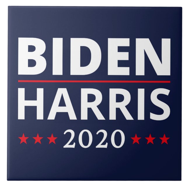 Val 2020 - Biden Harris II Kakelplatta (Framsidan)