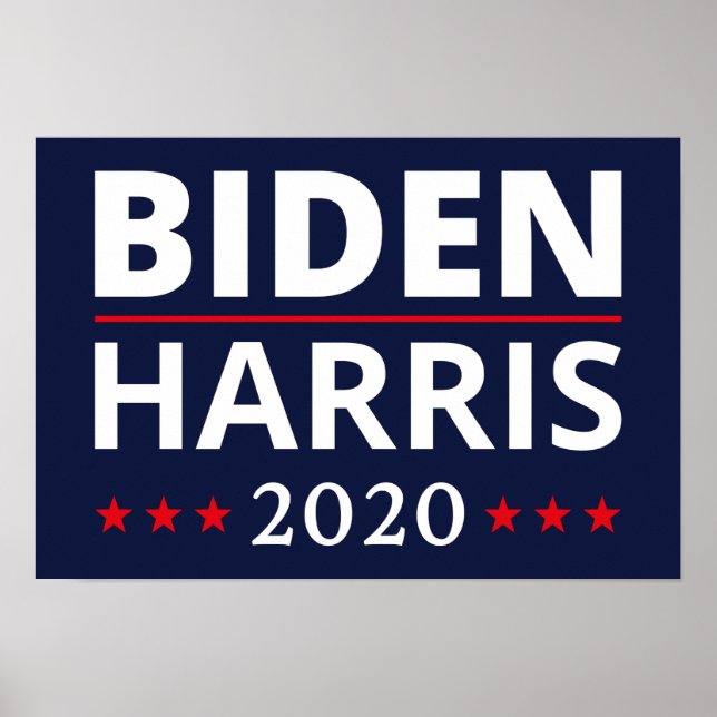 Val 2020 - Biden Harris II Poster (Framsidan)
