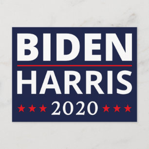 Val 2020 - Biden Harris II Vykort