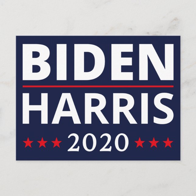 Val 2020 - Biden Harris II Vykort (Framsida)