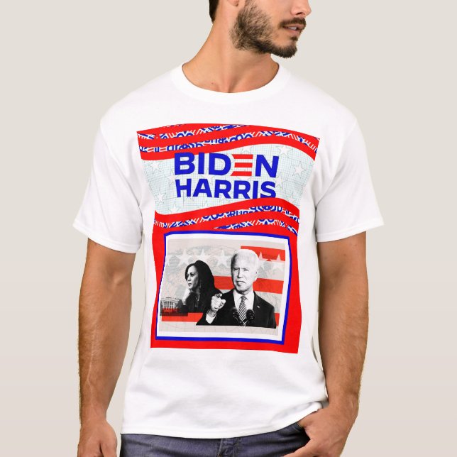 Val 2020 i BIDEN HARRIS T Shirt (Framsida)