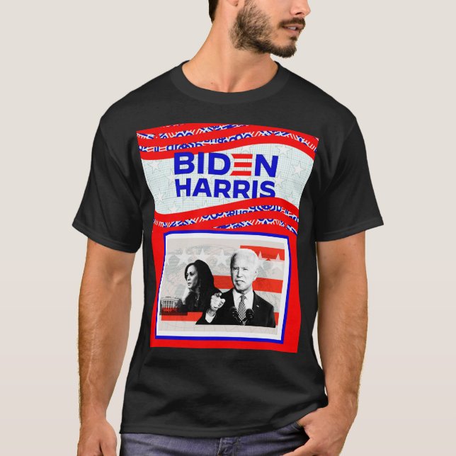 Val 2020 i BIDEN HARRIS T Shirt (Framsida)