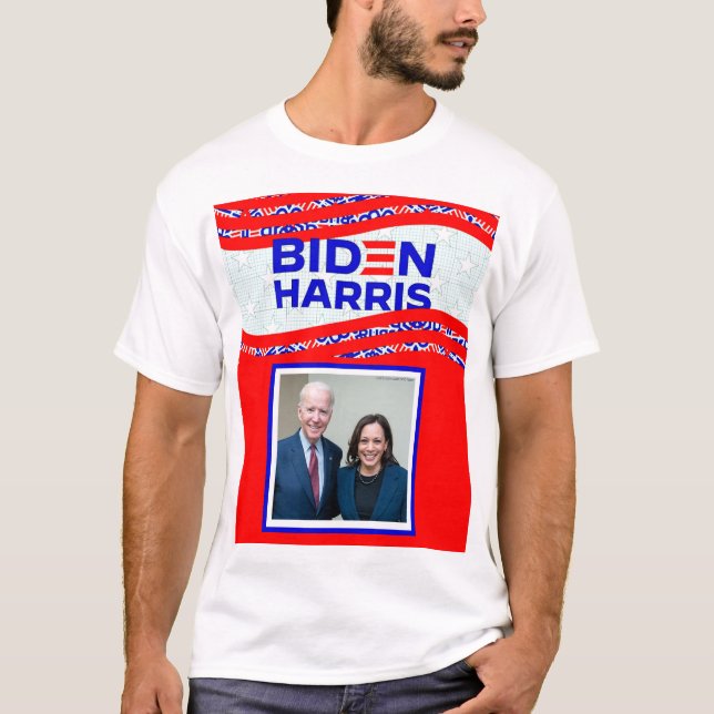 Val 2020 i BIDEN HARRIS T Shirt (Framsida)