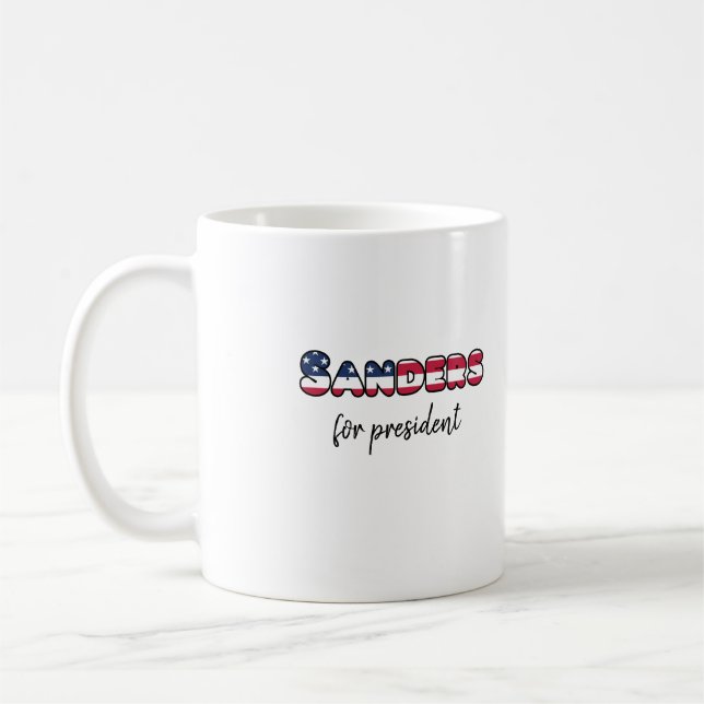 Val 2020 Sanders till ordförande Kaffemugg (Vänster)