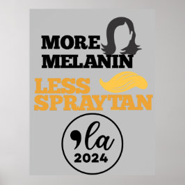 Val 2024 Kamala Harris Funny Anti trump Poster