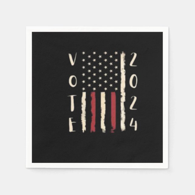 Val 2024 - Utöva er Höger att rösta Pappersservett (Framsidan)