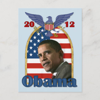 Val av Barack Obama 2012 Vykort