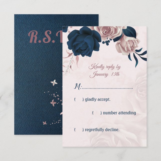 Val av fiskmjöl för blommor i marin ro OSA kort (Fram/baksida)