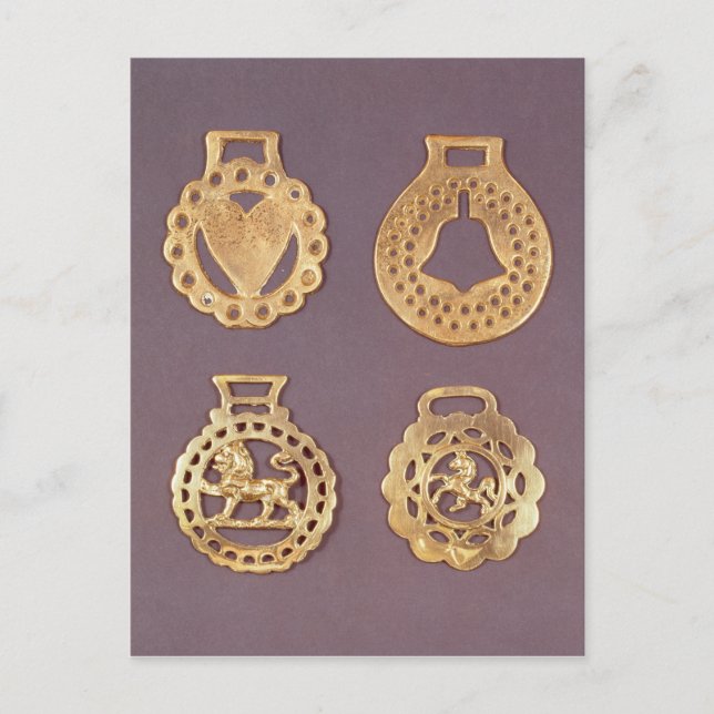 Val av hästmässingar vykort (Framsida)