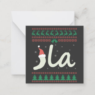 Val av La Kamala Harris Ugly God jul Anteckningskort