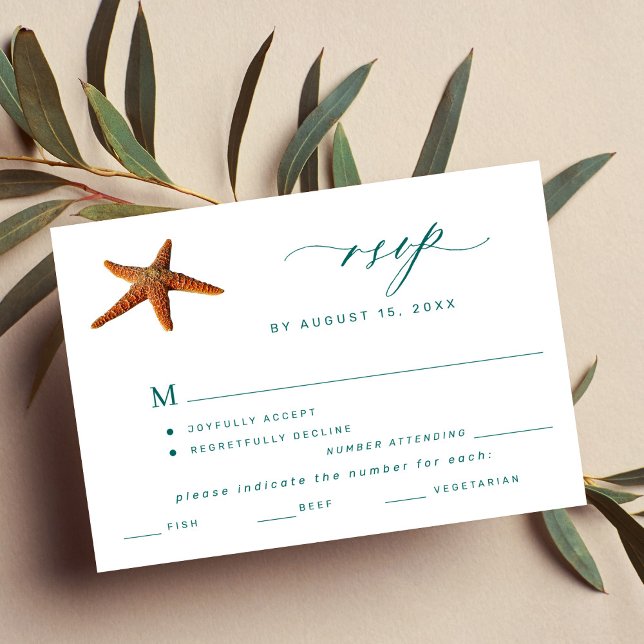 Val av OSA för målbröllopsmeny för sommarstrand (Skapare uppladdad)