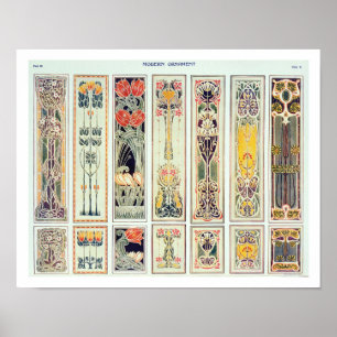 Val av paneldesign, plåt IX från Modern Poster