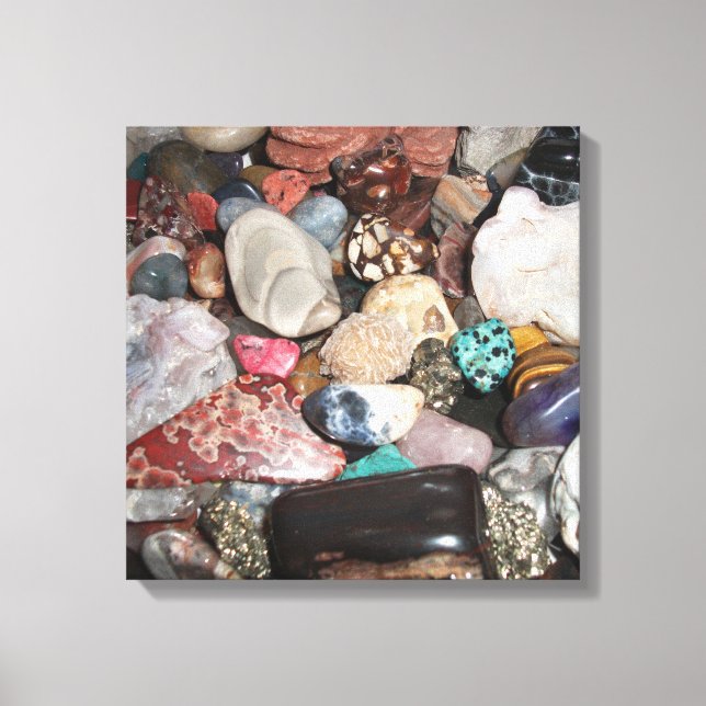 Val av polerat Sten Canvastryck (Framsida)