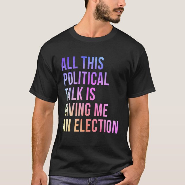 Val av politiska Kampanj Bipartisan T Shirt (Framsida)
