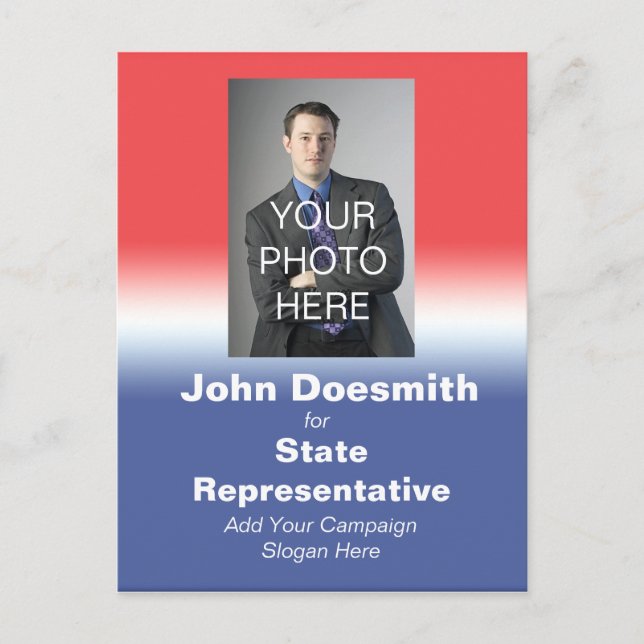 Val av politiska valobservatörer i Kampanj Vykort (Framsida)