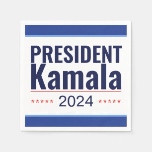 Val av president Kamala 2024 Pappersservett