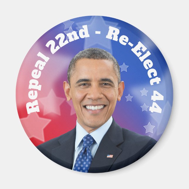 Val av president Obama Magnet (Framsidan)