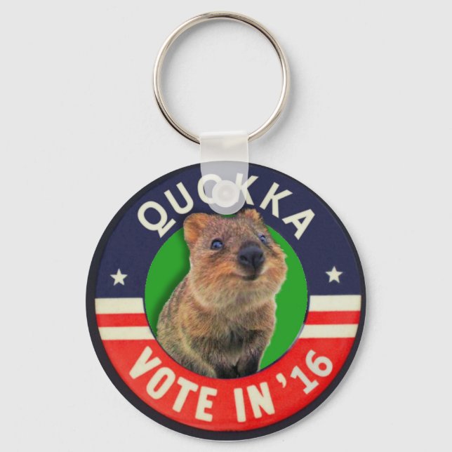 Val av Quokka till president 2016 Nyckelring (Framsida)