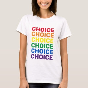 Val av regnbåge, typ av gay pride-proval t shirt