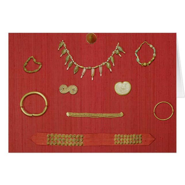 Val av smycken, Harappa, 2300-1750 BC Hälsningskort (Framsidan Horizontal)