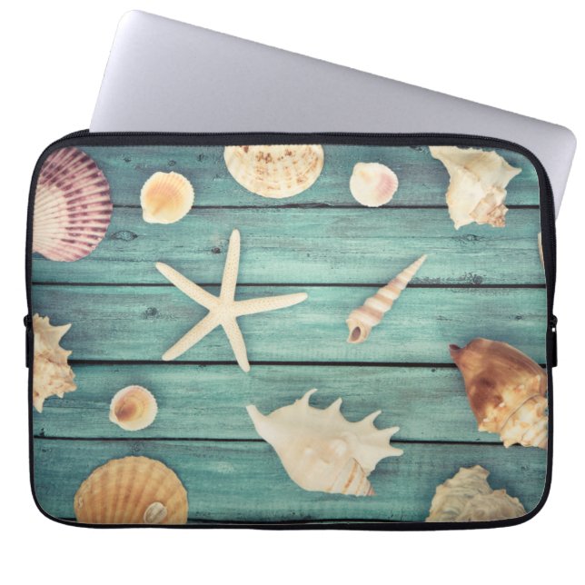 Val av snäckskal laptop sleeve (Framsidan)