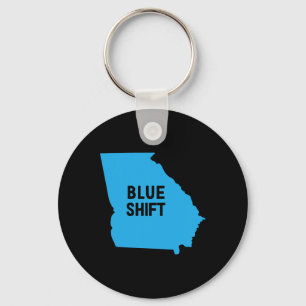 Val Biden Harris - Blue Shift Georgia Nyckelring