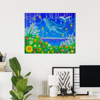 Val & Blommor Poster