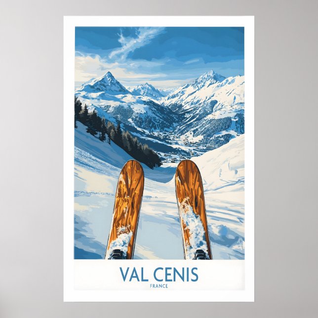 Val Cenis Frankrike Affisch 1 (Framsidan)