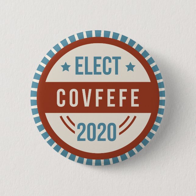Val Covfefe 2020 Parody's Knapp (Framsida)
