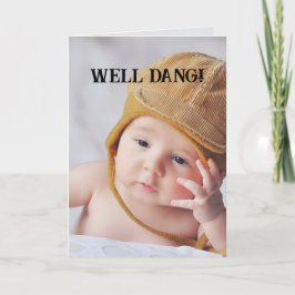 VÄL DANG BELAGADE BIRTHDAY-KORT TACK KORT